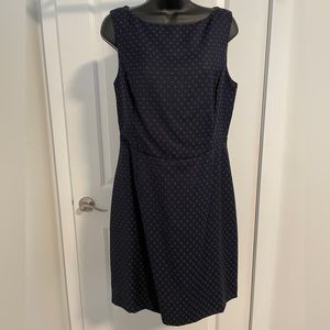 Brooks Brothers sleeveless dress in navy
